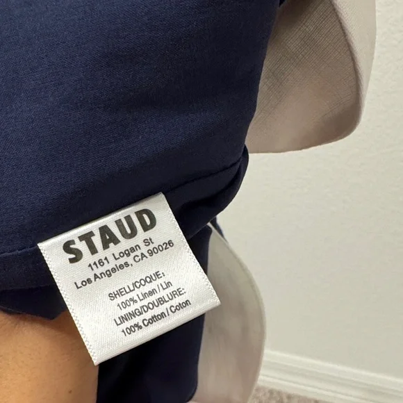 STAUD Raphael Linen Wave Top - Picture 6 of 6